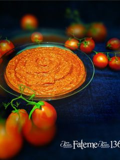 عکسی از دستور پوره گوجه فرنگی