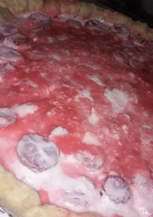 Una foto de Tarta de frutilla al estilo de mi amiga