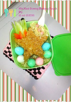 Foto resep Mie Nasi Goreng Bintang Puyuh
