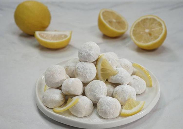 Lemon Snowball Cookies