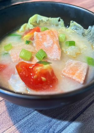 Foto resep Salmon Miso Cheese ala Sushi Tei