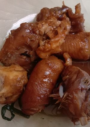 Foto resep Kepala ayam, otak sapi bumbu kecap