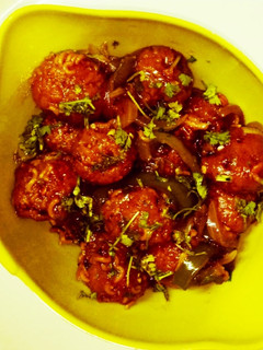 A picture of Maggi Manchurian.