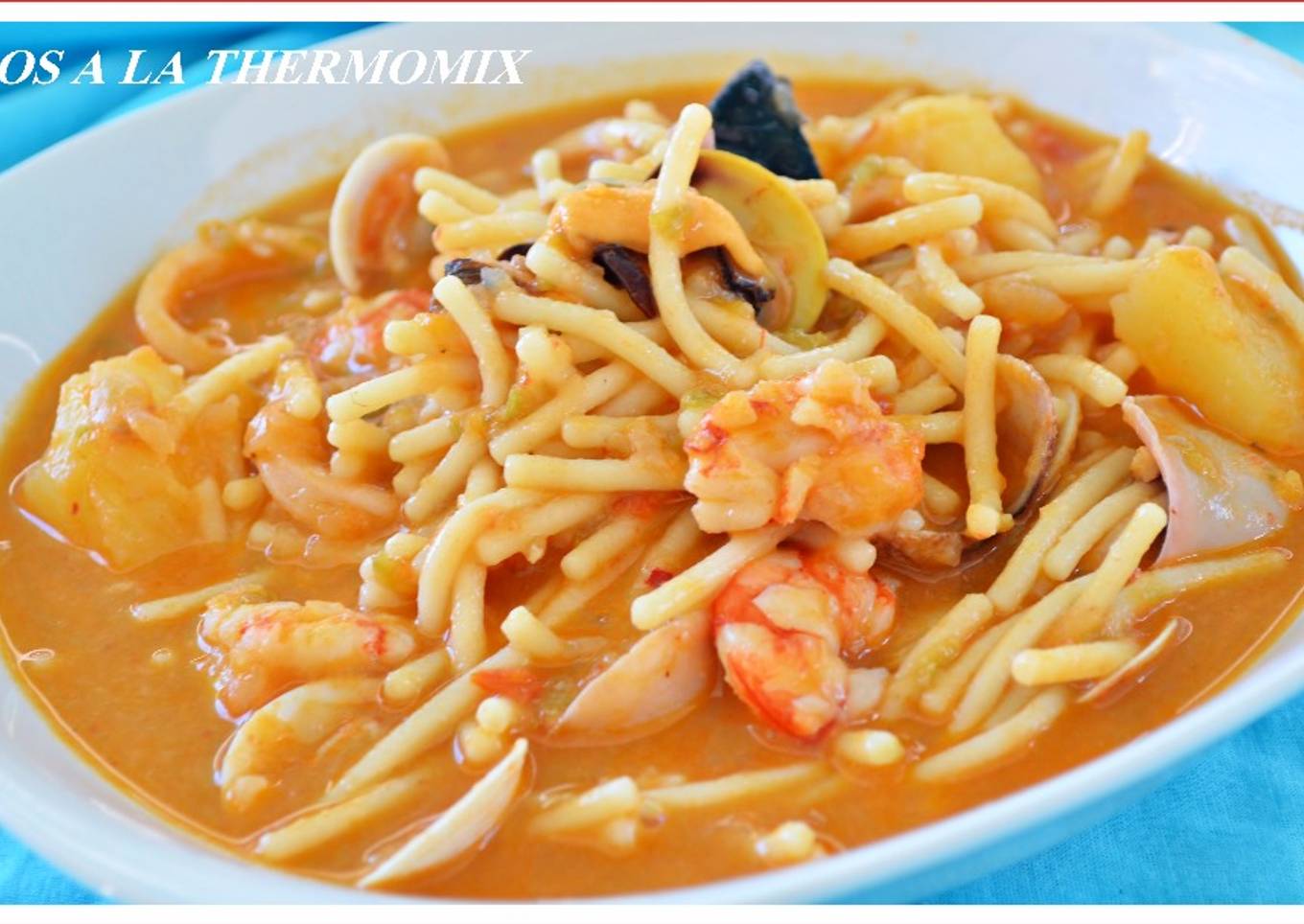 Fideos a la cazuela (Thermomix)