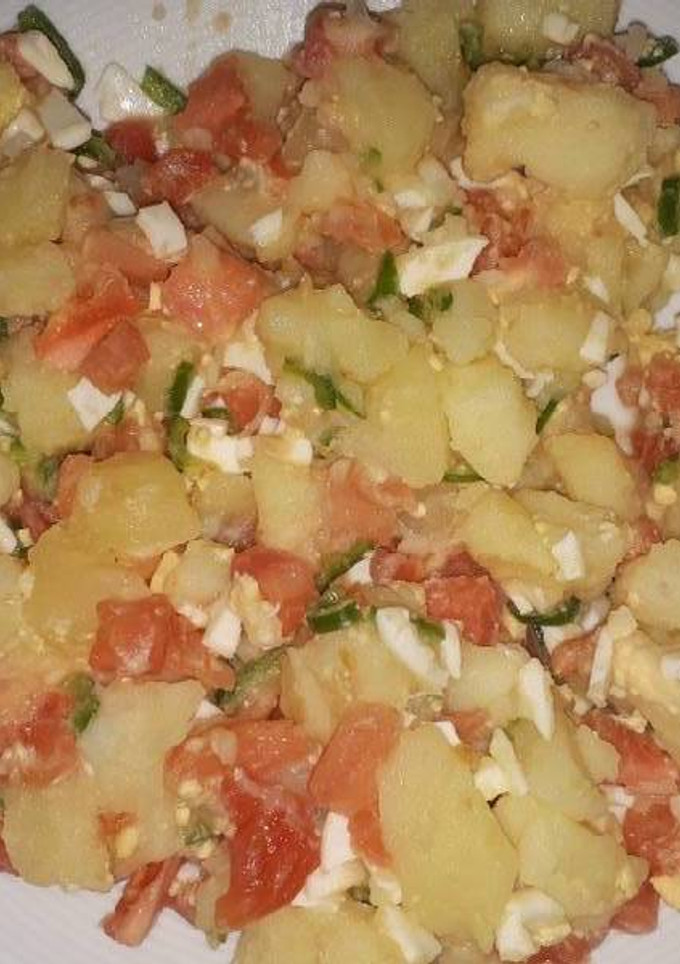 Una foto de Patatas aliñadas
