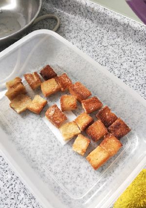 焦糖土司丁 的食譜成品照片