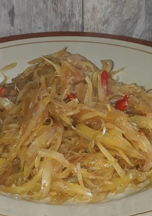 Foto resep Oseng-oseng pepaya muda