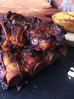Una foto de Costilla de cerdo con Oporto y naranja en Slow cooker