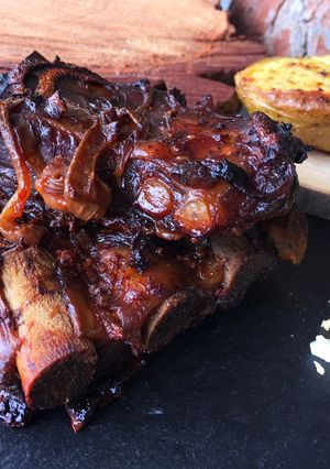 Foto principal de Costilla de cerdo con Oporto y naranja en Slow cooker