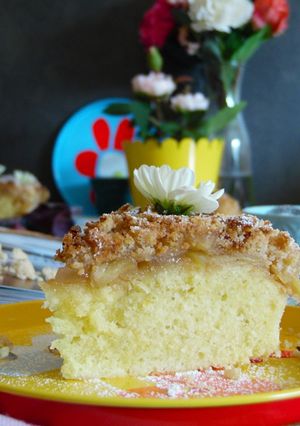 صورة لوصفة 🥧 كعكة التفاح ستروسل 🍎🍏🍎