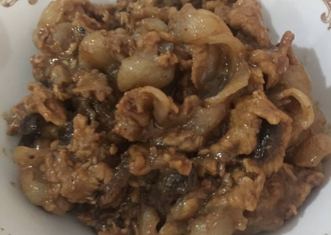 Daging Samcan asam manis (non halal)