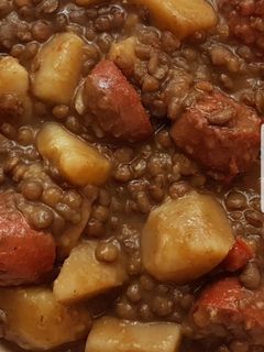 Una foto de Lentejas con chorizo