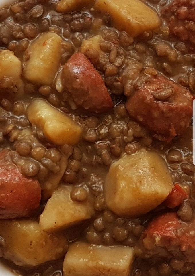 Una foto de Lentejas con chorizo
