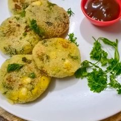 A picture of Corn cutlets.