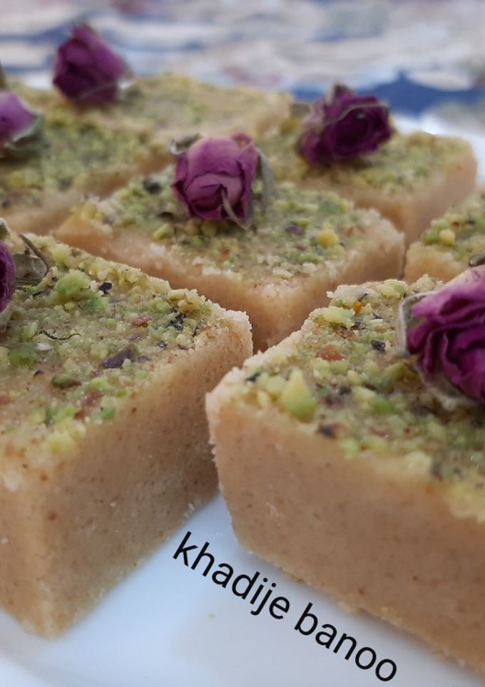 عکسی از دستور حلوای زنجبیلی تبریز