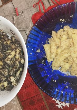 Krumplinudli diós, mákos recept fotója