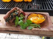 Una foto de bife parrilla