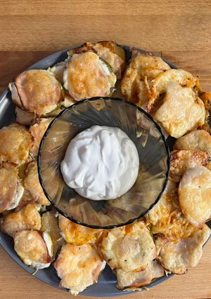 Pizza cukkinis alapra recept fotója