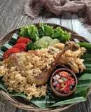 Ayam Kremes Sambal Matah