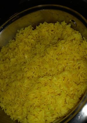 A picture of Tumeric rice#festivecontest nairobieast#authormarathon.