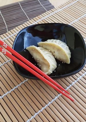Foto di Gyoza gemellati vegani