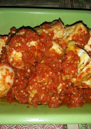 Foto resep Telur balado bebek tahu