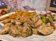 A picture of chicken without bone