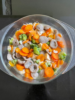 Foto resep Capcay kuah bakso tahu simple keto friendly