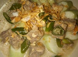 Foto resep (30)Sayur dage cabe hijau