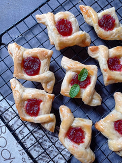 Foto resep Strawberry puff pastry