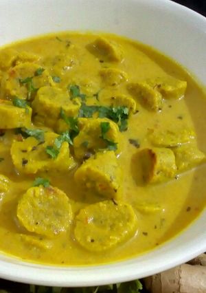 A picture of Besan Ke Gatte.