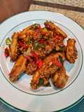 ปีกไก่คั่วพริกแกง🐔🌶