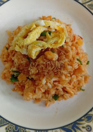Foto resep Nasi Goreng Merah dengan Udang