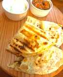 Chicken Quesadilla (kei•suh•dee•uh)