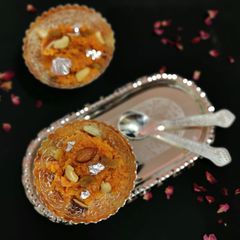 A picture of Gajar ka halwa.