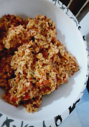 A picture of Tomato oats.