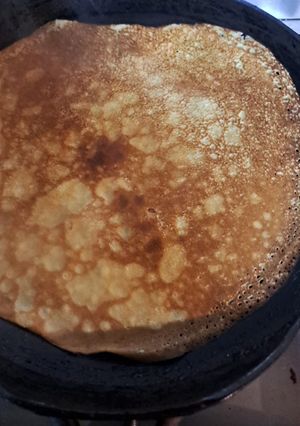 Una foto de Crepes caseros 🇨🇴 filloas 🇪🇸
