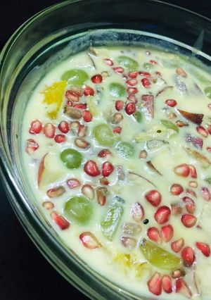 ফ্রুট কাস্টার্ড রেসিপির প্রধান ছবি