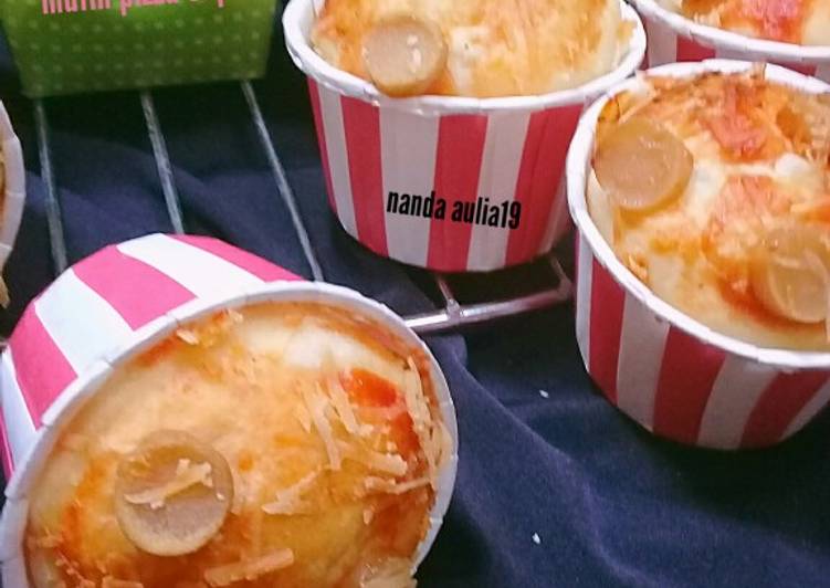 Cara Vegan Makan di DimeMufin pizza cup 