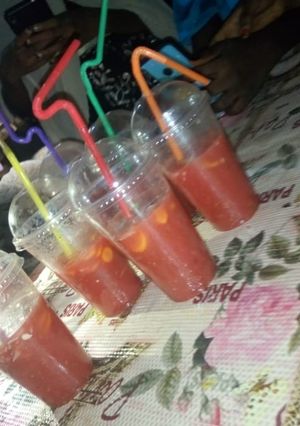 A picture of Watermelon smoothie.