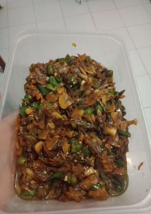 Foto resep Sambel bawang ikan peda