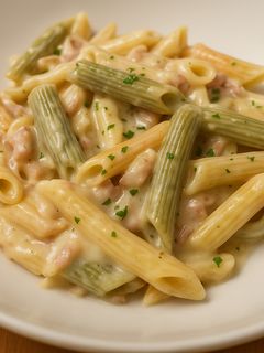 Mascarponés-sonkás penne recept fotója