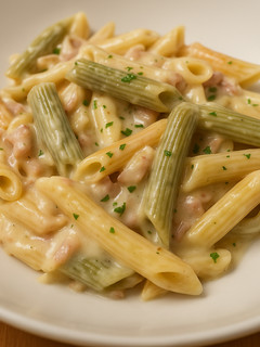 Mascarponés-sonkás penne recept fotója