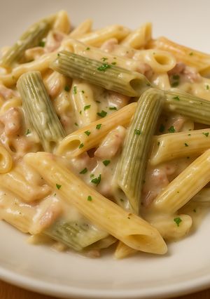 Mascarponés-sonkás penne recept fotója