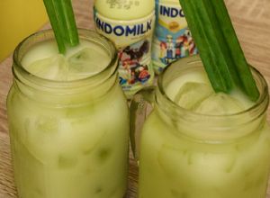Foto resep Es Melon Susu Indomilk