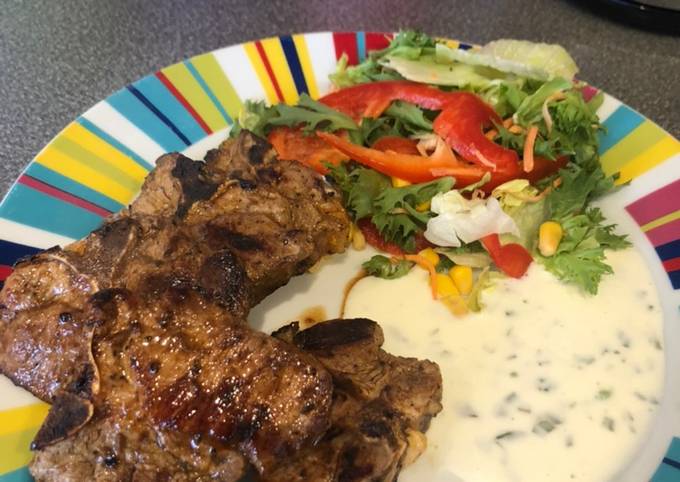 Simple Way to Prepare Quick Grilled lamb chops