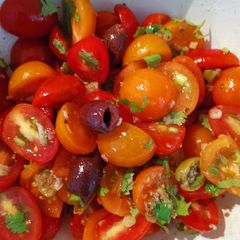 Tomato salad A picture of Tomato salad.