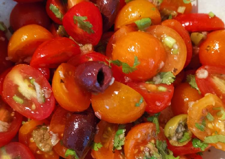 How to Make Super Quick Homemade Tomato salad