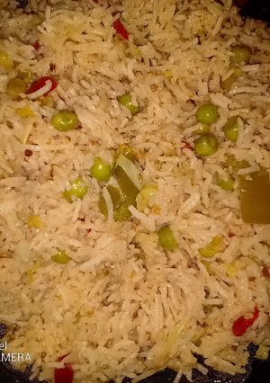 A picture of Mix vegetables pulao.