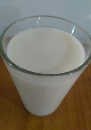 Una foto de Leche vegetal de Alpiste (vegana)